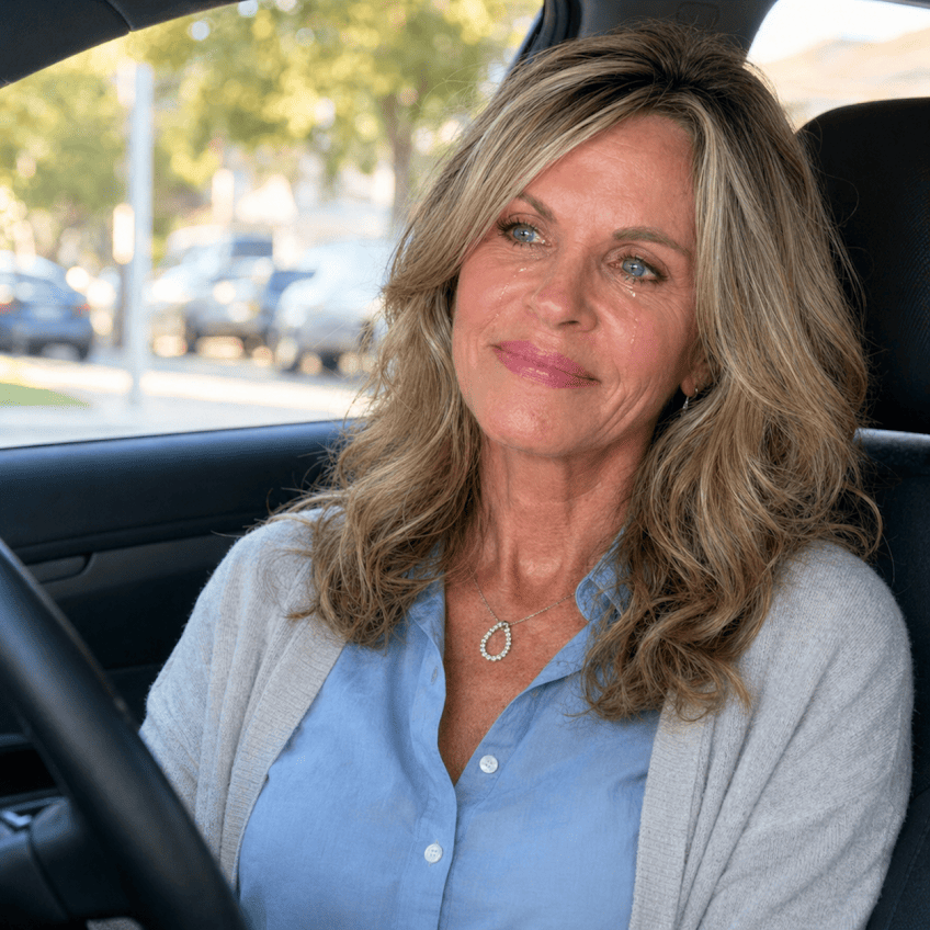 Sitting in the car after the doctor's appointment